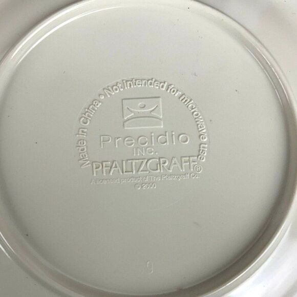 Pfaltzgraff Melamine Salad Plate Set of 4 Gardening Theme Watering Can Plants - Picture 5 of 6